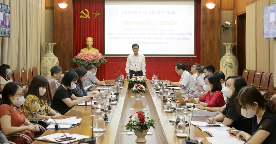 Ngay sau Quyết định 23/2021 ngày 7/7 của Thủ tướng, BHXH Việt Nam đã ban hành hướng dẫn và tổ chức hội nghị trực tuyến toàn quốc để triển khai gói an sinh lần 2.