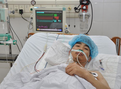 Bệnh nhân đầu tiên tại Việt Nam được ghép đa tạng (thận-tụy). Ảnh: Bệnh viện cung cấp. 