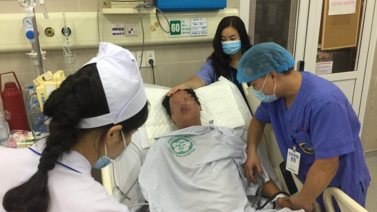 Bệnh nhân N.V.D đã hồi phục gần như hoàn toàn sau 3 ngày điều trị tại Bệnh viện Bạch Mai