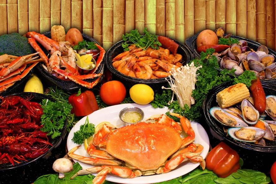 Các món ăn từ hải sản giúp quý ông thêm hưng phấn khi "yêu". Ảnh minh hoạ: Internet