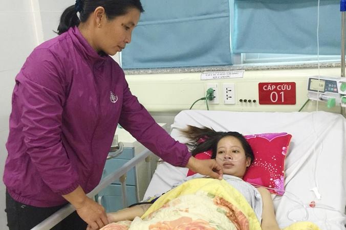 Bệnh nhân Lành Thị N. đã ổn định và được xuất viện trong niềm vui của gia đình và tập thể thầy thuốc BV Bạch Mai