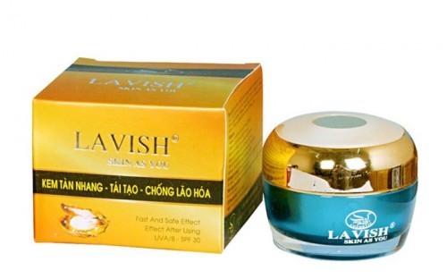 Kem tàn nhang - tái tạo ngừa lão hóa Lavish skin as you là một trong 3 sản phẩm của chi nhánh công ty TNHH Hoa Việt sản xuất có hàm lượng thuỷ ngân vượt ngưỡng