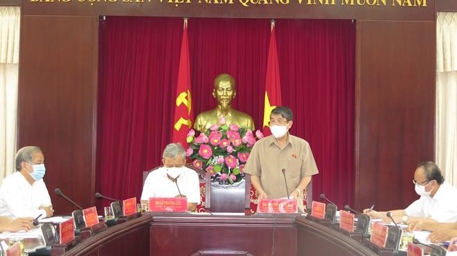 Uỷ viên Trung ương Đảng, Phó Chủ tịch Quốc hội Nguyễn Đức Hải cùng đoàn công tác đến kiểm tra công tác chuẩn bị bầu cử tại tỉnh TT-Huế.