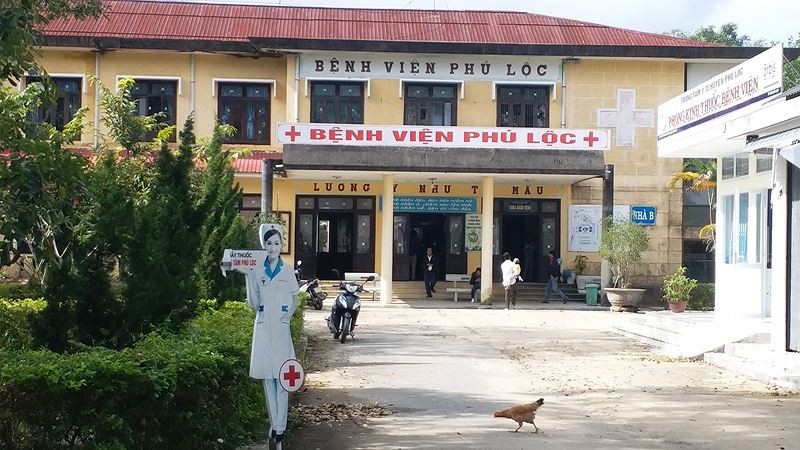 Bệnh viện huyện Phú Lộc, nơi vừa xảy ra sự cố y khoa nghiêm trọng làm hai người tử vong