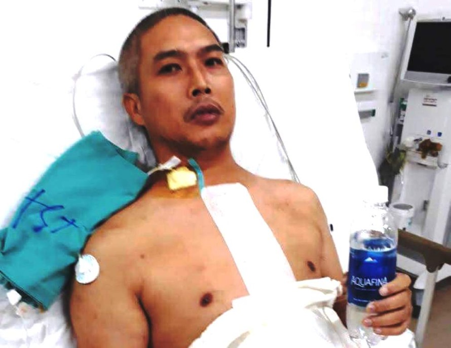 Bệnh nhân Lê Hồng H. đã hồi phục thần kỳ chỉ sau hơn 10 giờ đồng hồ được thay ghép tim