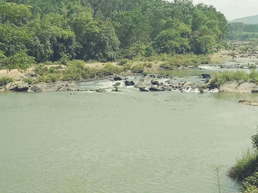 Sông Đá Giăng, nơi xảy ra vụ đuối nước thương tâm