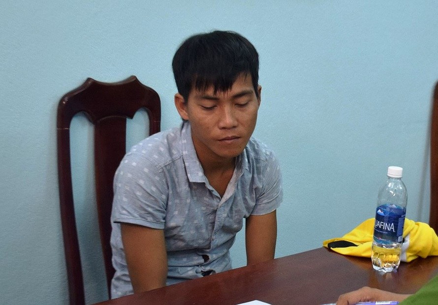 Đối tượng Trần Văn Quang tại cơ quan điều tra