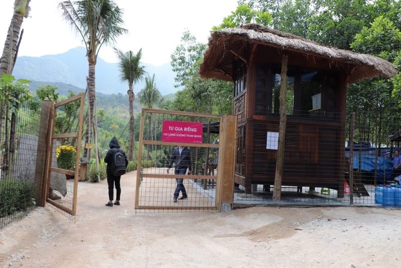 Khu nghỉ dưỡng không phép mọc tại khu rừng phòng hộ thuộc xã Duy Sơn, huyện Duy Xuyên, Quảng Nam