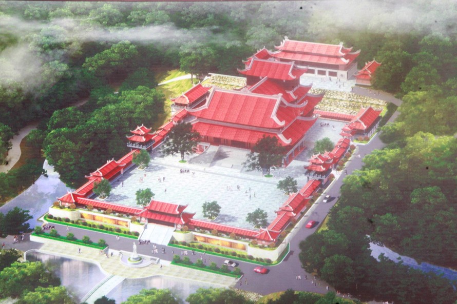 Phối cảnh chùa Ba Vàng Quảng Nam