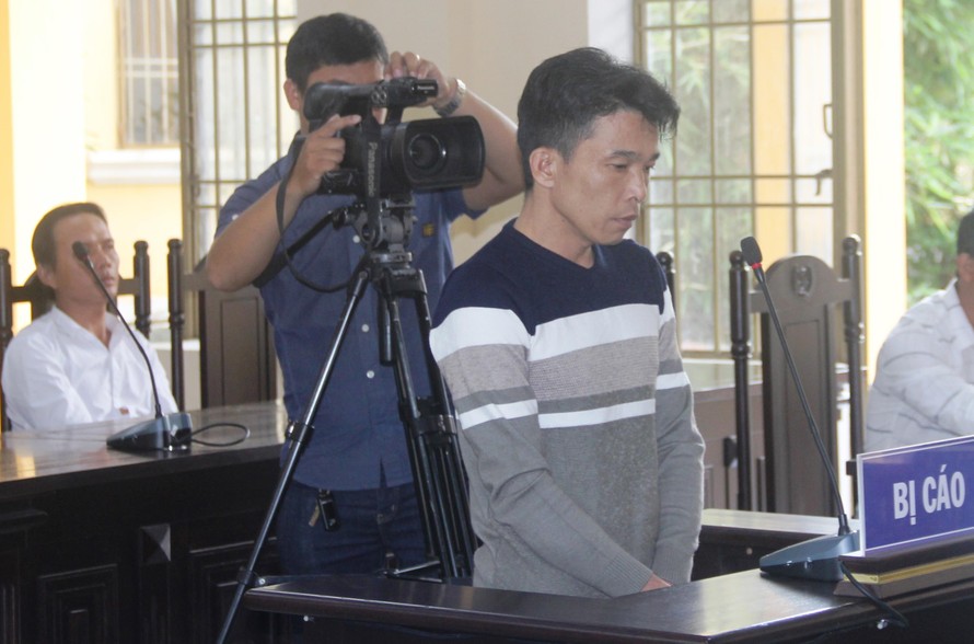 Bị cáo Trương Minh Dũng tại tòa