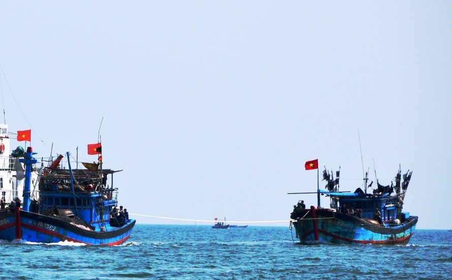 Cứu tàu cá cùng 52 ngư dân gặp nạn trên biển Hoàng Sa