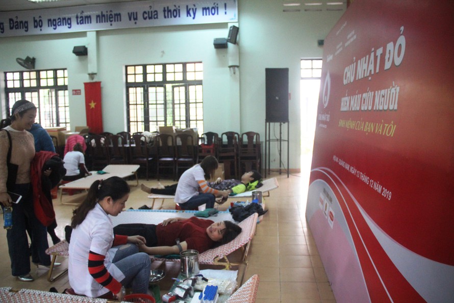 Chủ nhật Đỏ: Những cán bộ Đoàn, Hội tích cực hiến máu cứu người