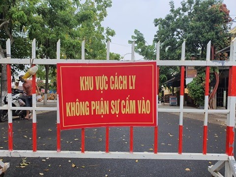 Quảng Nam phong tỏa khu dân cư vì nguy cơ lây nhiễm COVID-19 cao
