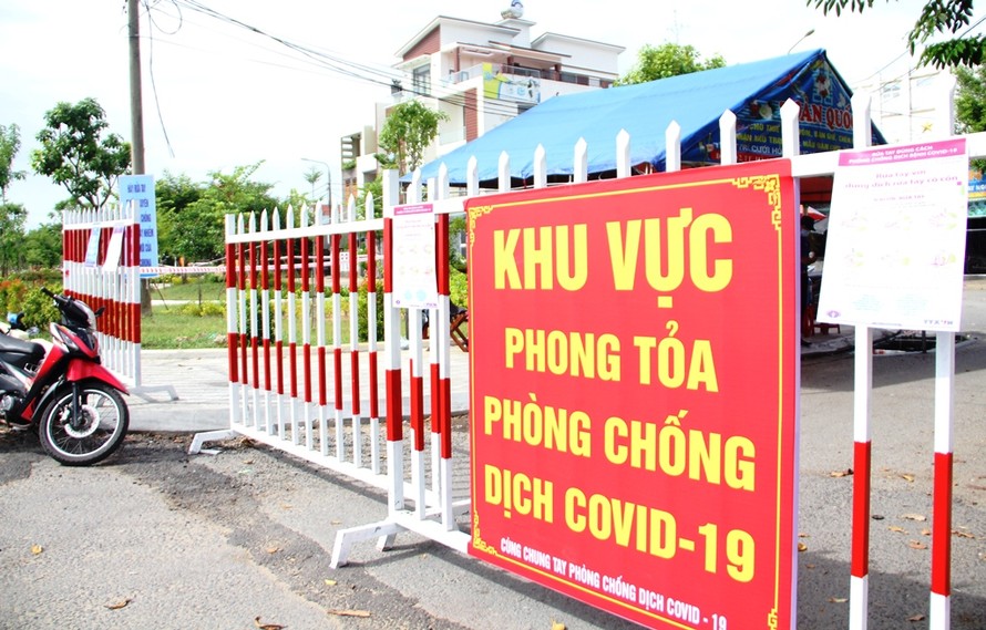 Nhiều khu dân cư ở Quảng Nam thực hiện phong tỏa để phòng chống dịch COVID-19