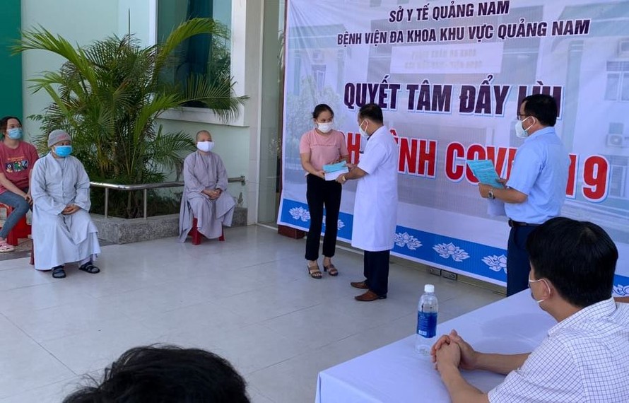 Thêm 10 bệnh nhân ở Quảng Nam khỏi bệnh xuất viện
