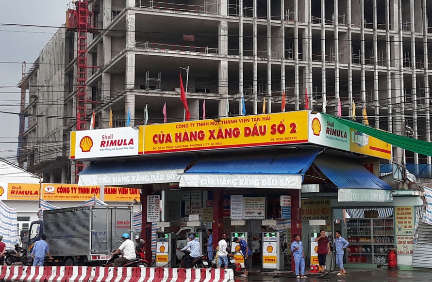Cửa hàng xăng dầu số 2 thuộc Công ty TNHH MTV Tân Hải.