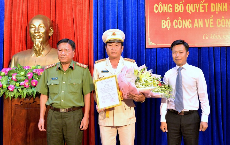 Thượng tá Hồ Việt Triều làm Phó GĐ Công an Cà Mau
