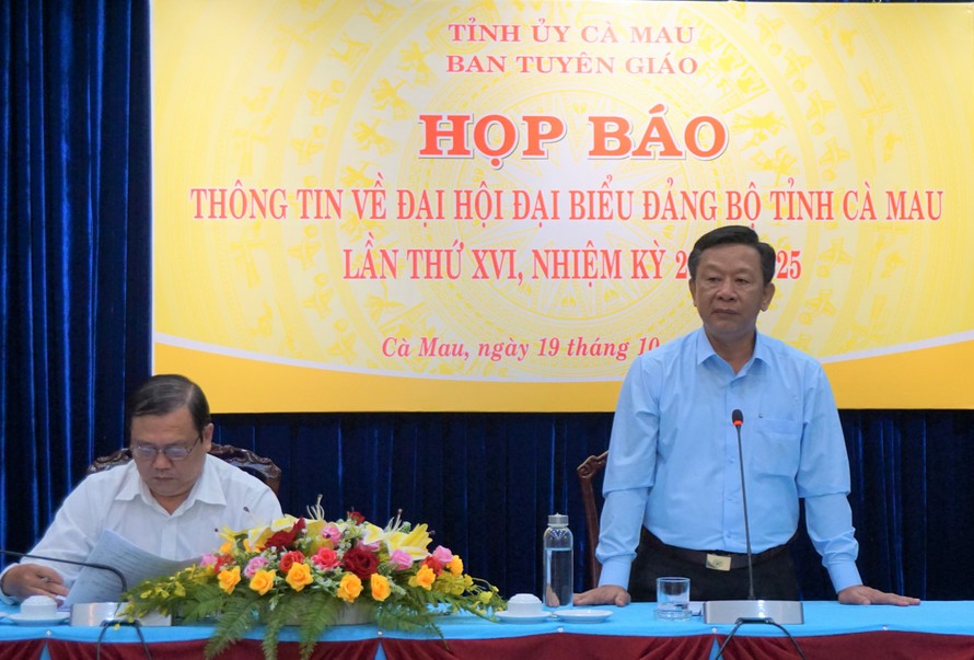 Đại tướng Tô Lâm chỉ đạo Đại hội Đảng bộ tỉnh Cà Mau