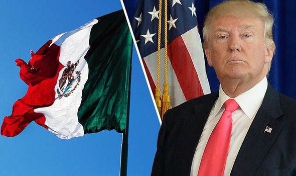 Tổng thống Trump tăng thuế đối với toàn bộ hàng hóa Mexico. Ảnh: Daily Mail