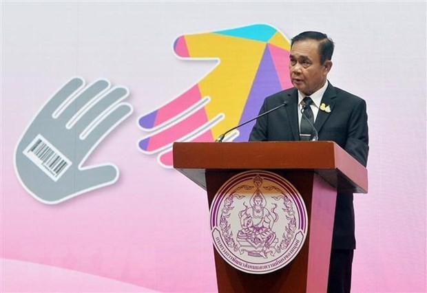 Thủ tướng tái đắc cử của Thái Lan Prayut Chan-o-cha phát biểu tại một sự kiện ở Bangkok, Thái Lan ngày 5/6. Ảnh: TTXVN
