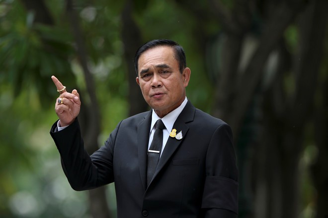 Tướng Prayut Chan-ocha được bầu lại làm thủ tướng Thái Lan nhiệm kỳ 5 năm. Ảnh: Reuters
