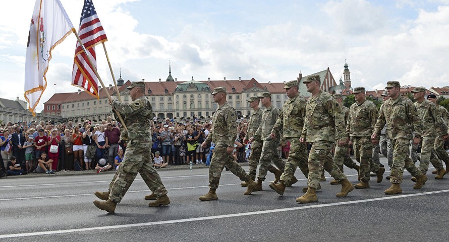 Binh lính Mỹ tại Ba Lan. Ảnh: AP