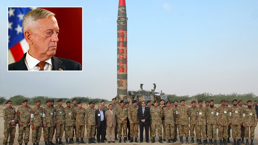 James Mattis lo ngại về sự phát triển vũ khí tại Pakistan. Ảnh: Reuters