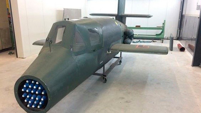 Máy bay đánh chặn Bachem Ba 349 Natter của Đức được công nhận là máy bay tồi tệ nhất trong Thế chiến II. Ảnh: pinterest