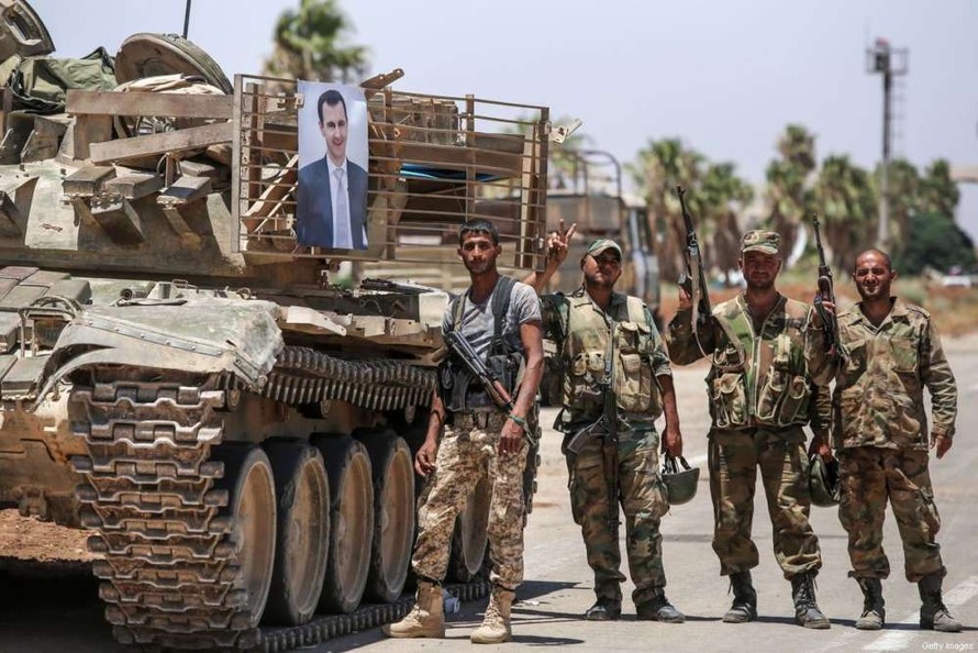 Quân đội Syria tham chiến. Ảnh: In-Cyprus