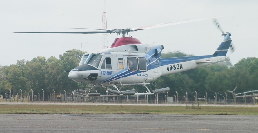 Một chiếc trực thăng Bell 412. Ảnh: Wikipedia