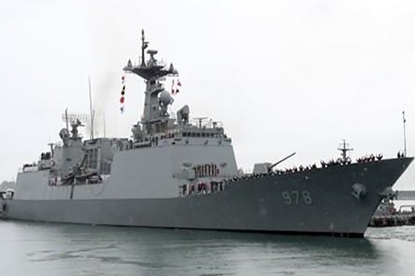 Tàu hải quân Hàn Quốc. Ảnh: Yonhap