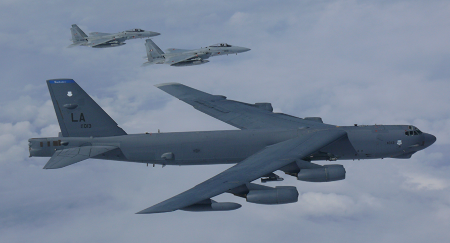 Những chiếc máy bay B-52 của Mỹ. Ảnh: Không quân Mỹ