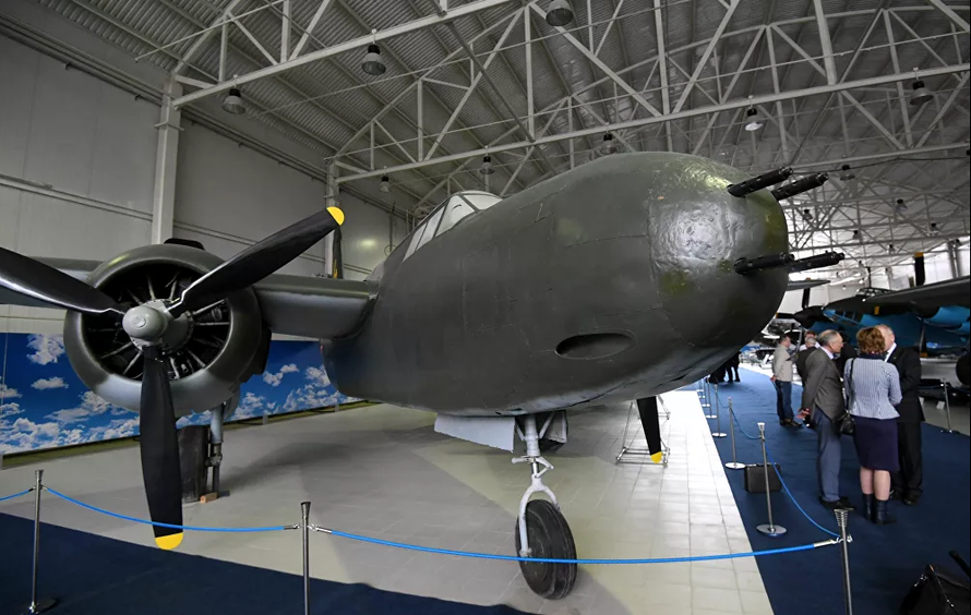 Máy bay Mỹ A-20 "Boston", được triển lãm tại Bảo tàng Không quân Trung ương ở Monino. Ảnh: Sputnik
