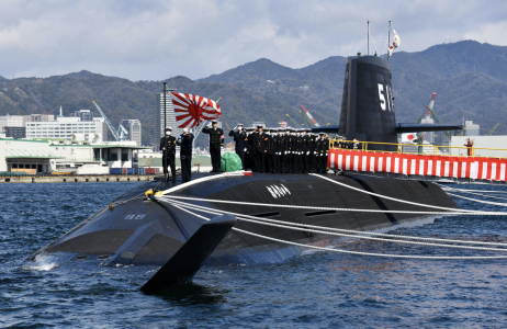 Tàu ngầm tấn công diesel-điện tối tân nhất của Nhật Bản đi vào hoạt động. Ảnh: JMSDF