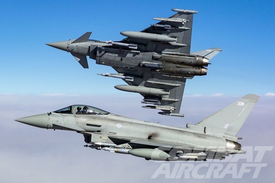 Máy bay chiến đấu tấn công đa nhiệm vụ Typhoon. Ảnh: Crown