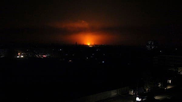 Một vụ nổ đường ống dẫn khí đốt ở Syria. Ảnh: Reuters.