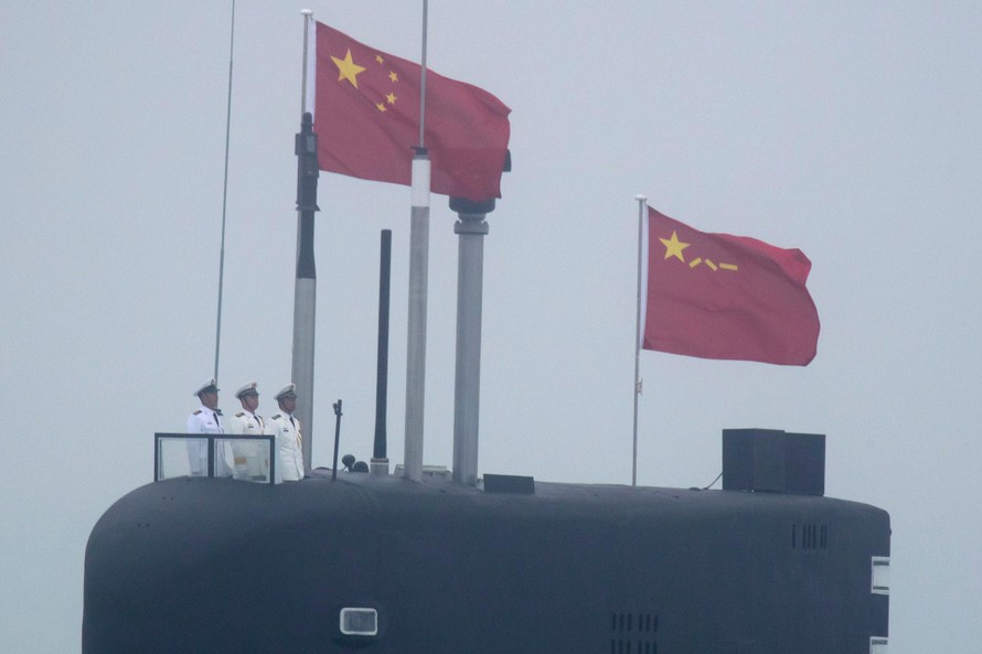 Ảnh minh họa: Một chiếc tàu ngầm của quân đội Trung Quốc