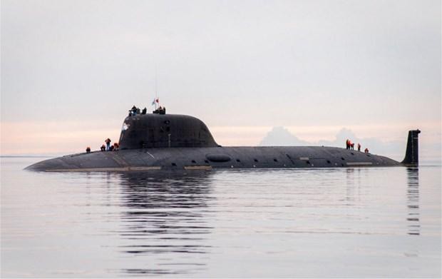 Tàu ngầm hạt nhân lớp Yasen-M của hải quân Nga. Ảnh: The Moscow Times