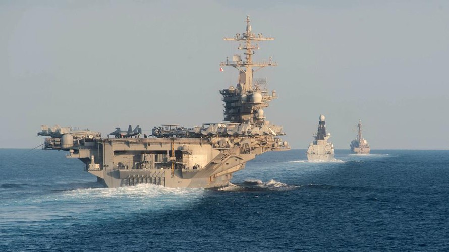 Tàu sân bay USS Abraham Lincoln. Ảnh: Getty Images