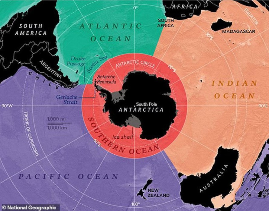 THẾ GIỚI 24H: Đại dương thứ 5 được chính thức công nhận trên Trái đất
