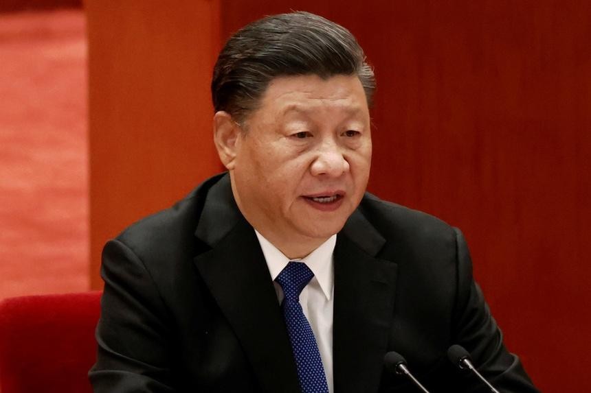 Chủ tịch Trung Quốc Tập Cận Bình tuyên bố sẽ theo đuổi "thống nhất" với đảo Đài Loan bằng các biện pháp hòa bình. Ảnh: Reuters.