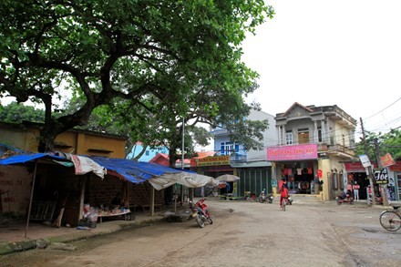 Khung cảnh yên bình nơi gần Trung tâm xã Đồng Tâm