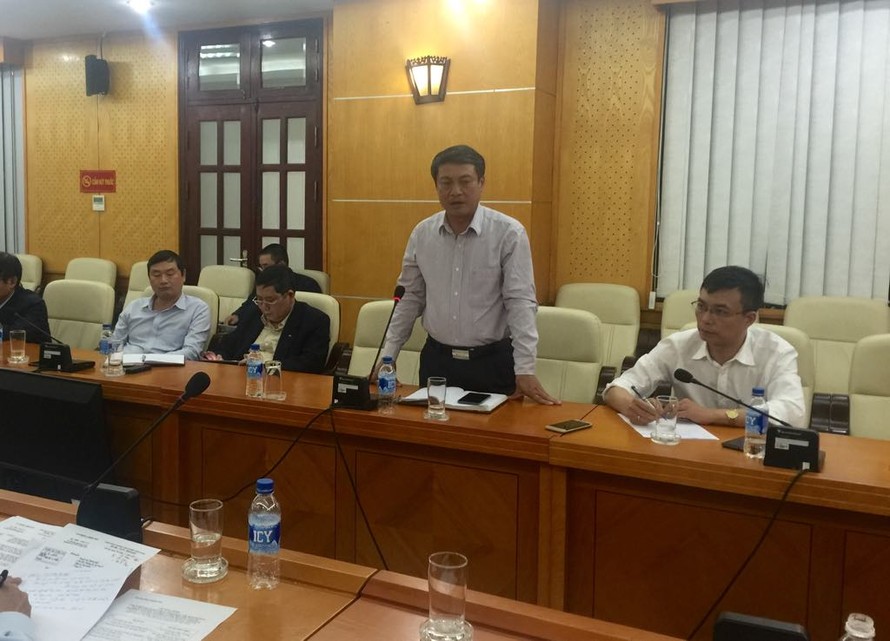 Ông Phạm Hồng Hải, Thứ trưởng Bộ TT&TT phát biểu tại buổi công bố kết luận thanh tra, sáng 23/3.