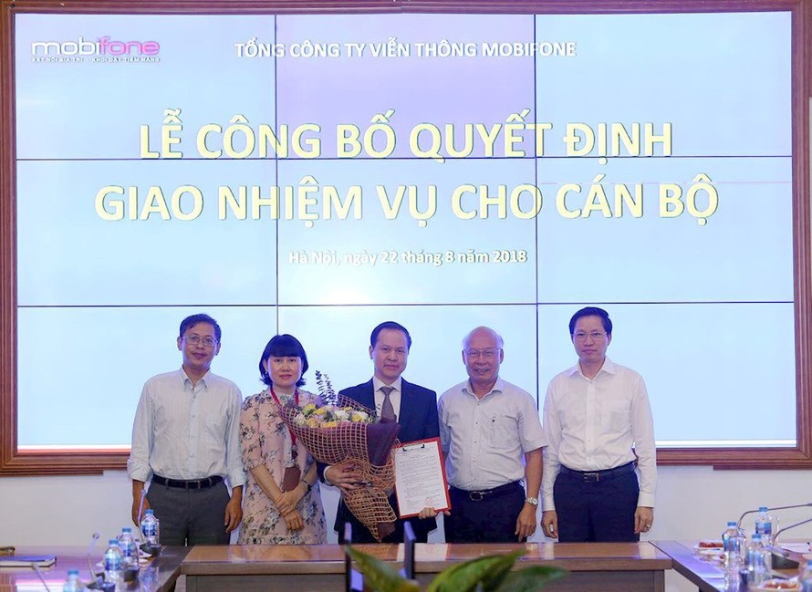Lê công bố giao chức vụ TGĐ Mobifone cho ông Nguyễn Đăng Nguyên