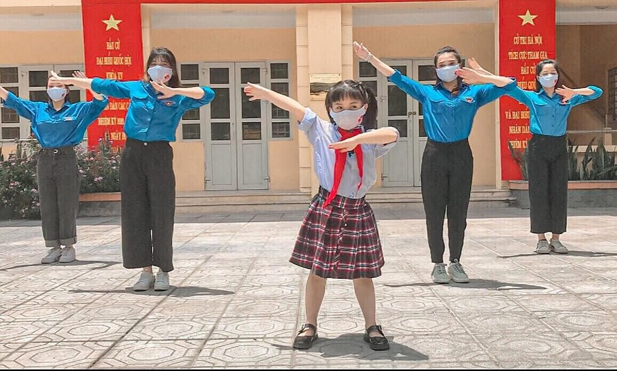 Đoàn viên, thanh thiếu nhi Thủ đô tham gia thử thách nhảy "Bầu cử trách nhiệm - chống dịch toàn diện"
