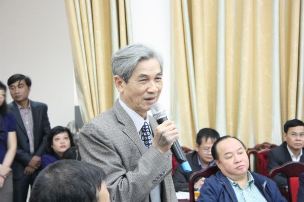 Đại biểu Nguyễn Danh Liên phát biểu tại Hội nghị hiệp thương lần hai ngày 17/3. Ảnh LD