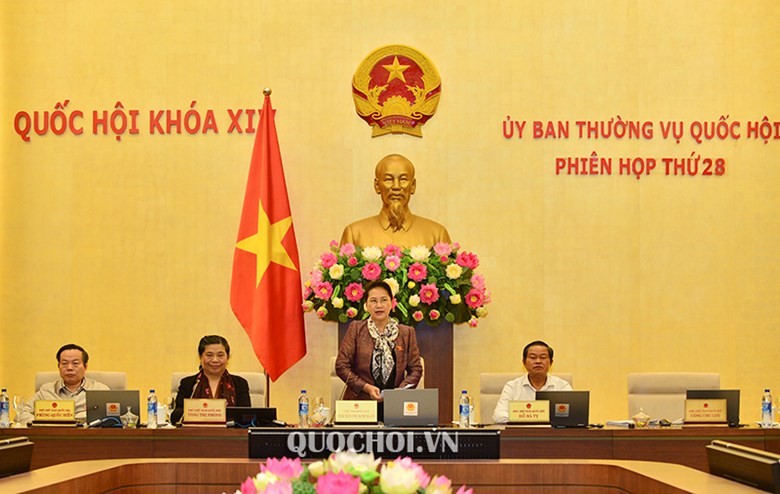 Chủ tịch Quốc hội Nguyễn Thị Kim Ngân phát biểu bế mạc phiên họp