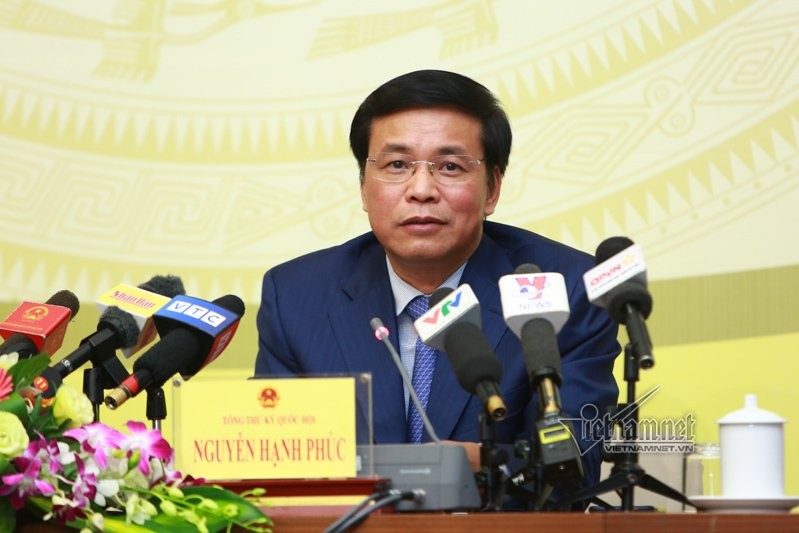 Tổng thư ký Quốc hội Nguyễn Hạnh Phúc. Ảnh: Vietnamnet