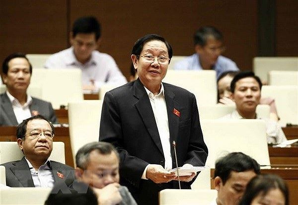 Bộ trưởng Nội vụ Lê Vĩnh Tân từng trả lời chất vấn đại biểu Quốc hội về việc bổ nhiệm chức danh Hàm.
