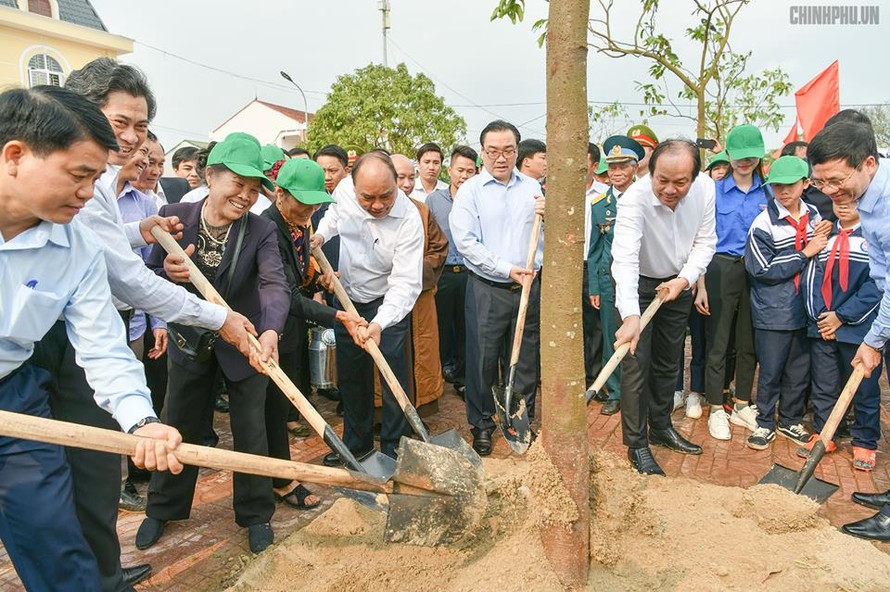 Thủ tướng phát động Tết trồng cây ở Hà Nội